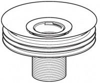 Sifonový adaptér Geberit pro pisoár délka 125 mm   116.062.00.1